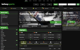 Betway homepage